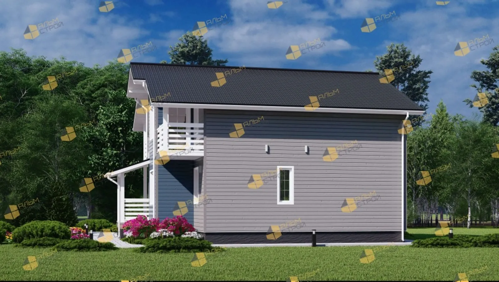 Коттедж с мансардой Кёльн