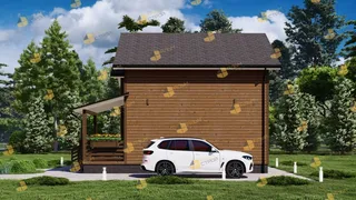 Коттедж с мансардой Уют