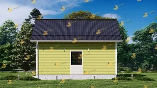 Коттедж с мансардой Феникс 2К