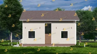 Коттедж с мансардой Кашира