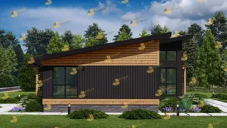 Одноэтажный коттедж Светлый