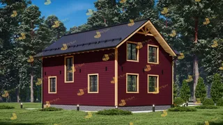 Коттедж с мансардой Подмосковье