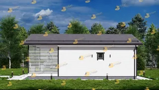 Одноэтажный коттедж Оптима 48