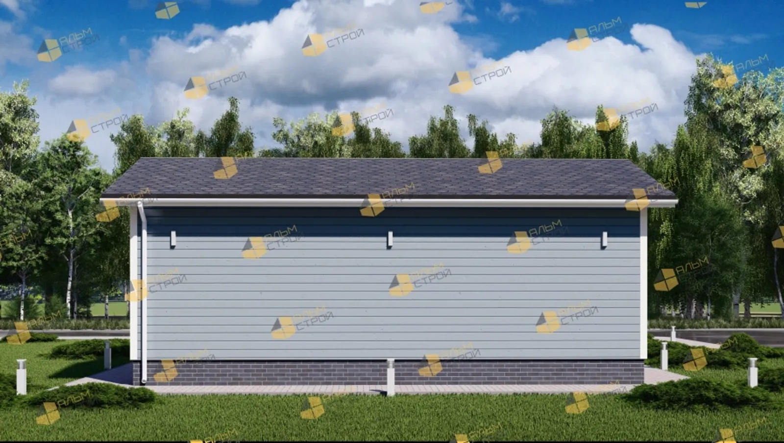 Одноэтажный коттедж Мечтатель