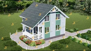 Коттедж с мансардой Севастополь