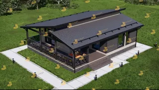 Одноэтажный коттедж Стиль