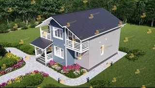 Коттедж с мансардой Кёльн