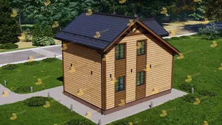 Коттедж с мансардой Канцлер