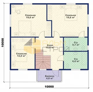 Двухэтажный коттедж Херсон