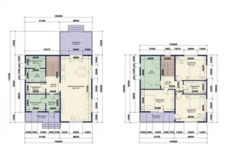 Двухэтажный коттедж Удачный