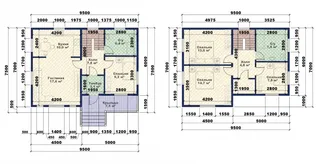 Коттедж с мансардой Подмосковье