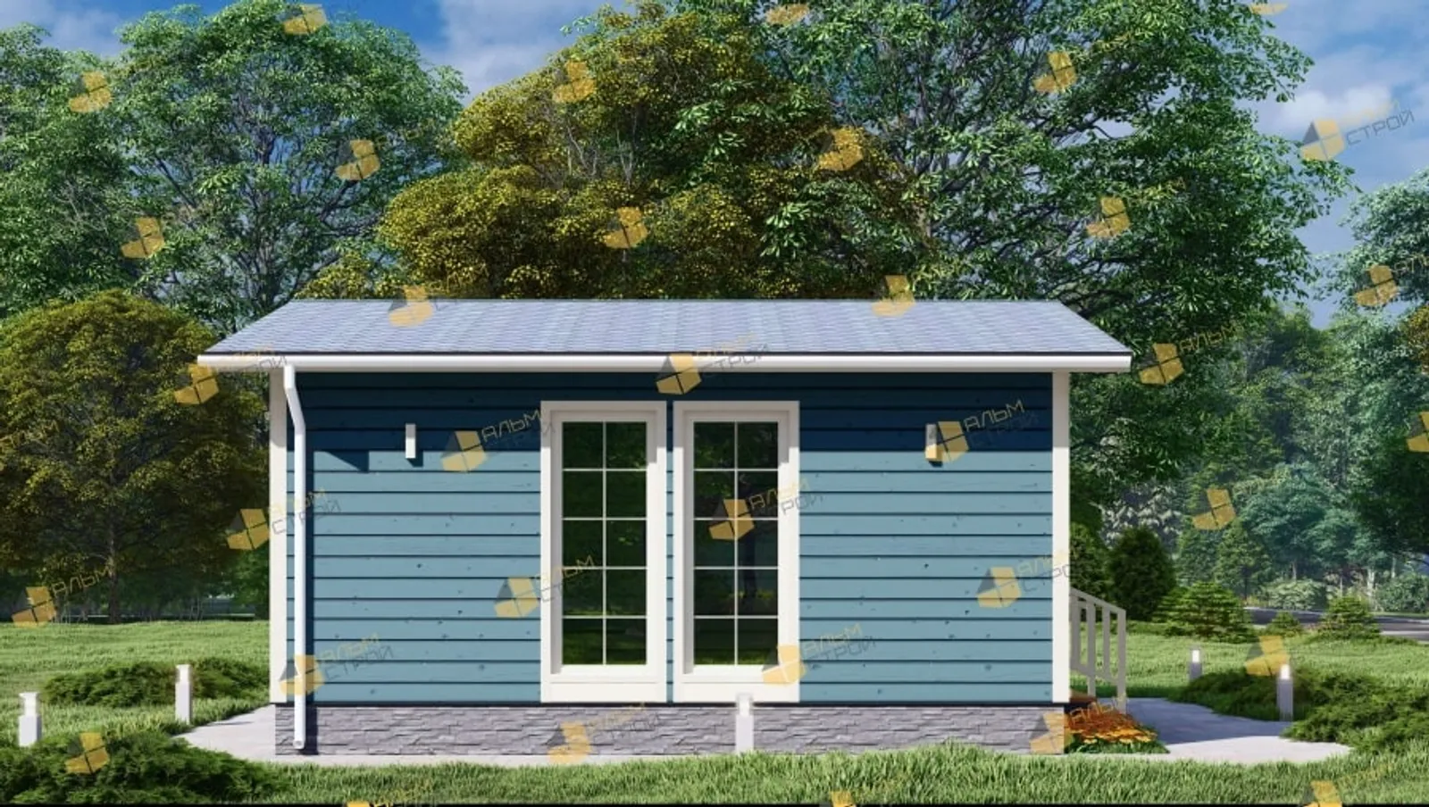 Одноэтажный дачный Классика